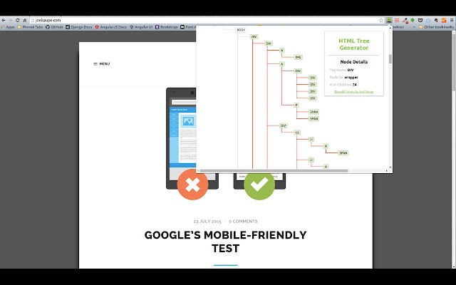 HTML Tree Generator 查看网页HTML代码结构树