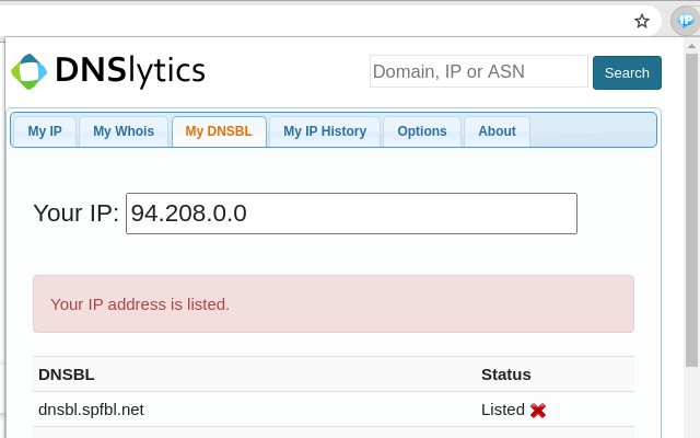 My IP address 查看我的IP地址 ISP、位置和DNS信息