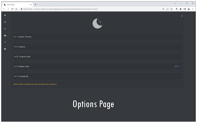 Dark Mode v0.4.8.0 （超过200万安装量的护眼插件）