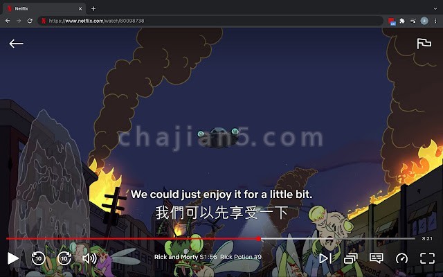 Netflix Bilingual Subtitles 奈飞网飞Netflix双语字幕