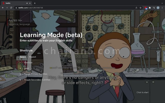 Netflix Bilingual Subtitles 网飞netflix双语字幕