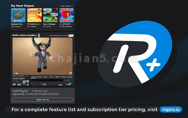 RoPro v1.5.4.0（提升Roblox 体验）