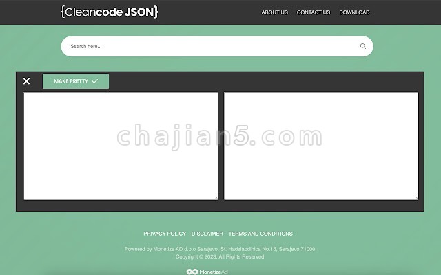 Cleancodejson 净化美化json 代码