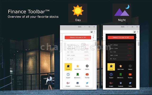 Finance Toolbar 金融工具栏 查看实时股市信息