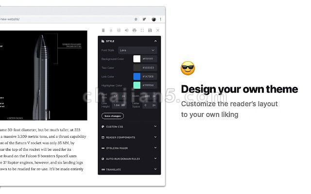 Reader Mode 具有阅读障碍支持的