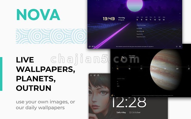 Nova New Tab 带有书签、日历、待办事项、主题、番茄钟、rss、收音机、冥想、下载功能的新标签扩展