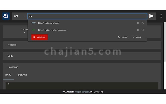 Restman 用于处理http请求的浏览器扩展