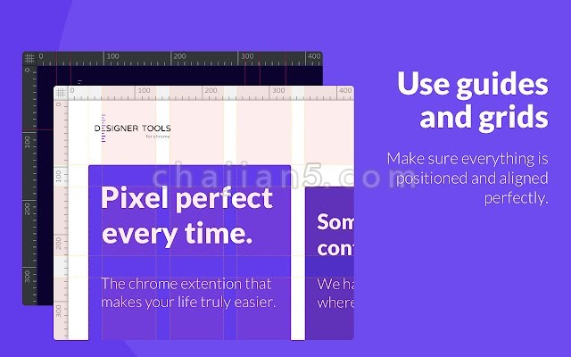 Designer Tools 测量并对齐chrome中元素的前端开发插件