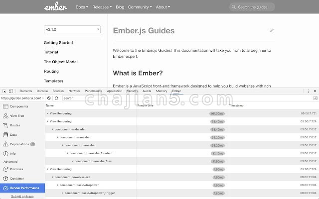 Ember Inspector v4.9.1.0（调试Ember.js的工具）