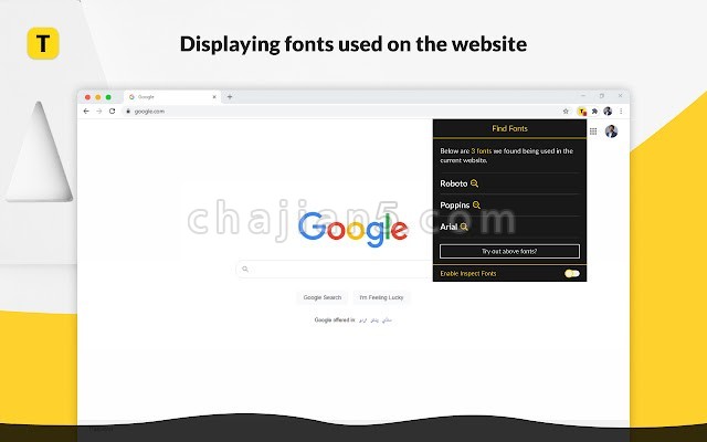 Find Website Used Fonts 查看网页使用的什么字体