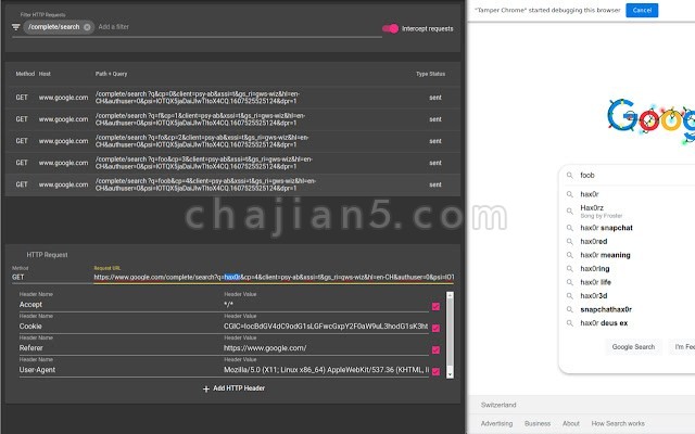 Tamper Dev 拦截和编辑http/https请求和响应