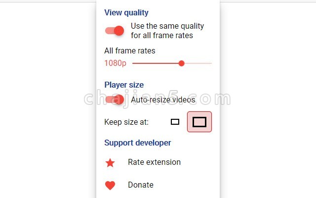 YouTube Auto HD + FPS v1.6.11.0（自动设置油管视频的播放帧率）