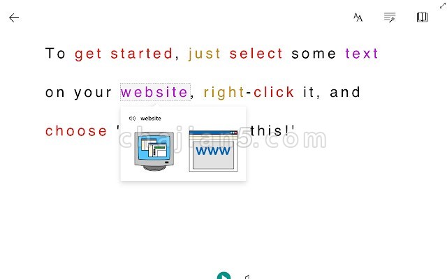 Use Immersive Reader on Websites 在网站上使用沉浸式阅读器