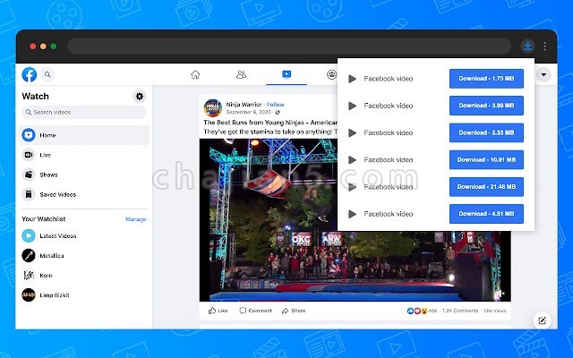 Video Downloader Pro 从 Facebook、twitter、instagram 等网站下载视频