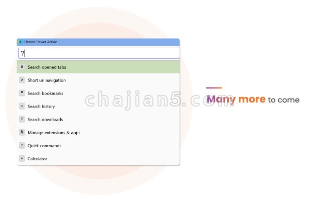 Chrono Power Action v0.1.2.0（搜索浏览器中的书签、下载记录、访问历史）