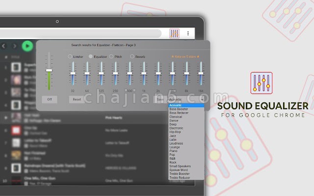 Bass Booster & Sound Equalizer with genres 低音增强器和声音均衡器