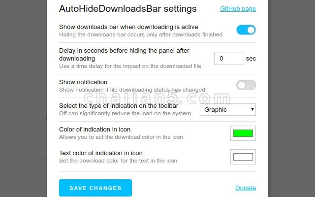 AutoHideDownloadsBar v2.12.2.0（下载完成后隐藏下载栏）