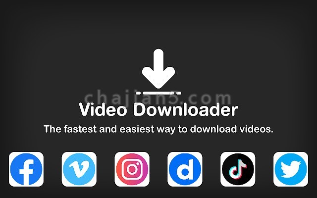 Video Downloader Master 从FB、vimeo、Instagram、tiktok、twitter下载视频