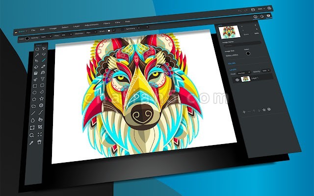 Sumopaint 可以在线编辑图片的工具