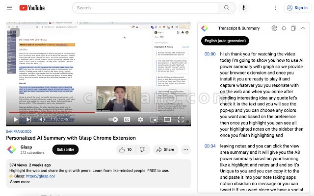 Youtube Summary With Chatgpt
