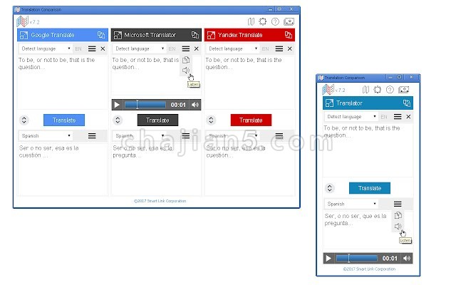 Translation Comparison v9.8.0.0（翻译结果比较插件）