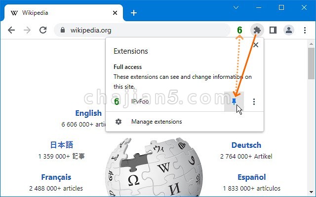 IPvFoo v2.7.0.0（显示网页的IP信息）