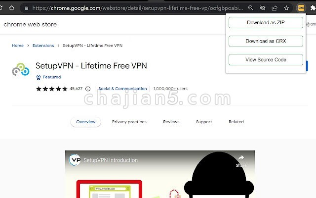 Chrome Extension Downloader 下载Chrome商店的CRX文件