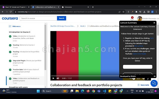 Lecture Summary 提取youtube、udemy和coursera视频课程的摘要