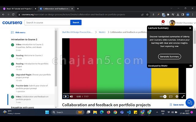 Lecture Summary 提取youtube、udemy和coursera视频课程的摘要