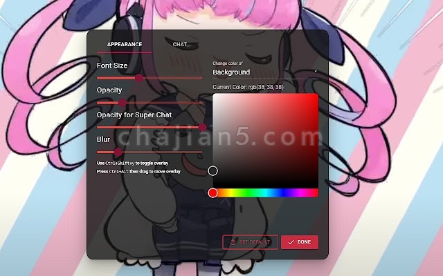 Youtube Chat In Fullscreen 全屏状态下显示youtube实时聊天
