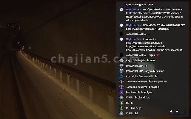 Youtube Chat in Fullscreen v2.0.4.0（显示Youtube实时聊天）