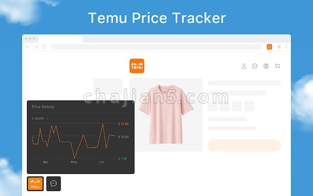 Temu Price Tracker 查看Temu商品历史价格