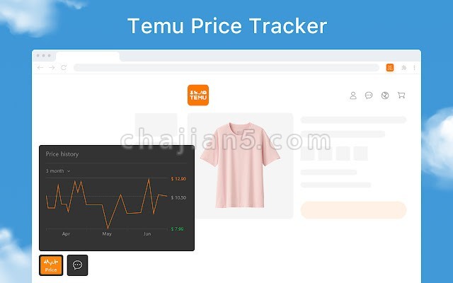 Temu Price Tracker v2.0.2.0（查看Temu商品历史价格）