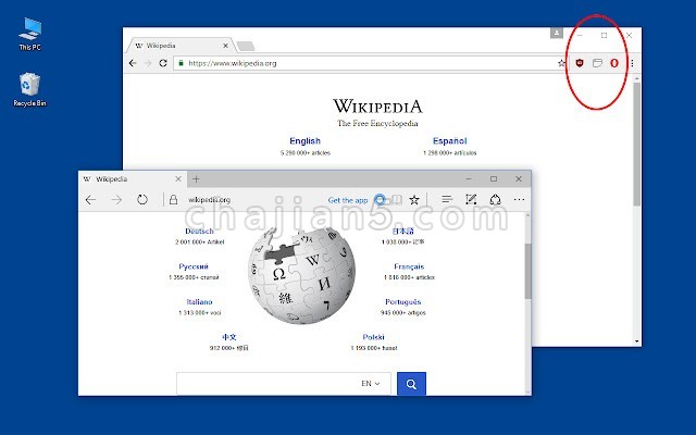 Open in MS Edge 将当前页面的链接或所有标签发送到Microsoft Edge浏览器