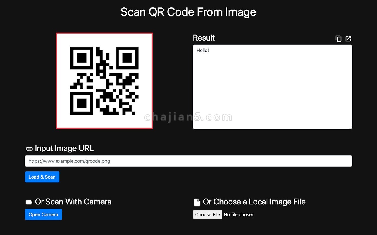 Qr Code 生成并扫描识别二维码