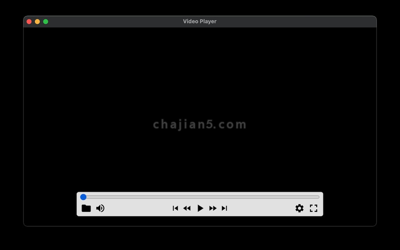 Video Player For Local Files 用于播放本地文件的视频播放器