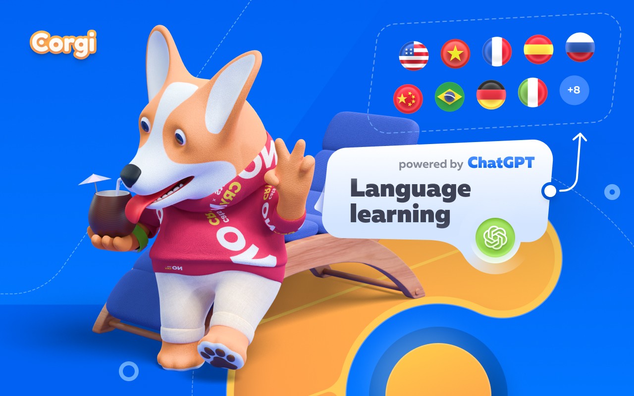 Corgi Ai 语言学习外语学习ai助手