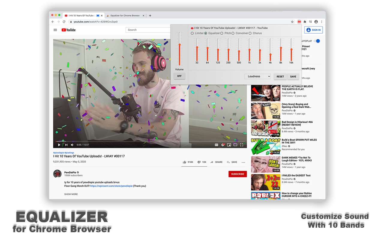 Equalizer for Chrome Browser v3.3.2.0（均衡器预设）