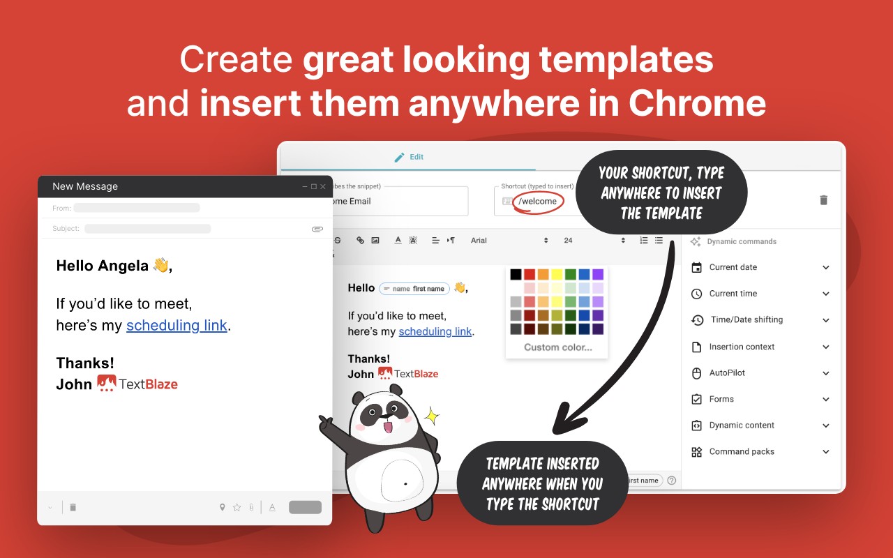 Text Blaze: Templates And Snippets