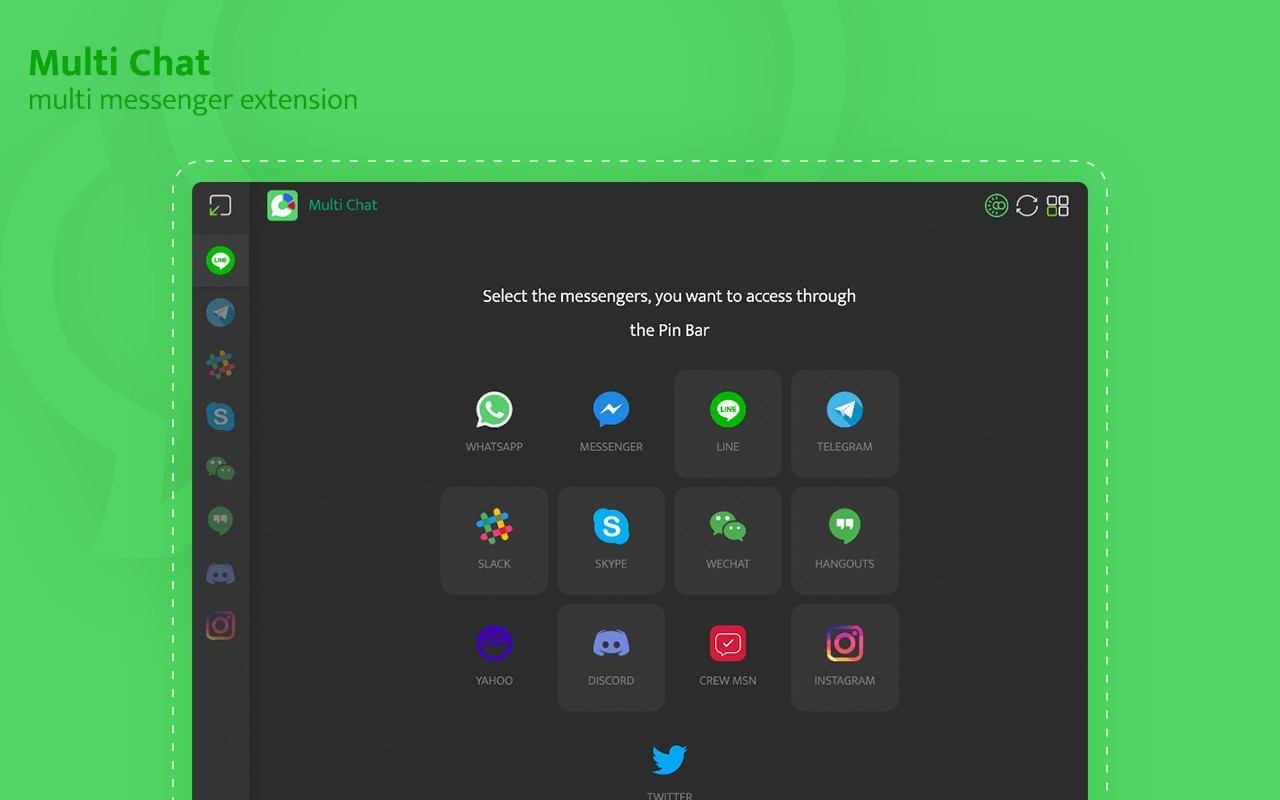 Multi Chat – Messenger For Whatsapp 一个浏览器中同时登录并管理多个 Whatsapp 帐号