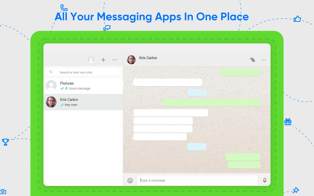Online messengers in All-in-One chat v1.0.1.0（支持10多个Messenger 整合到一起）