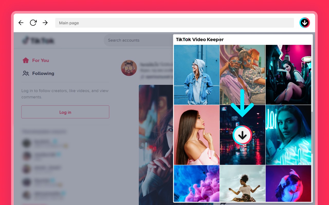 Tiktok Video Keeper 从 Tiktok 下载和保存视频 包括带或不带水印的视频
