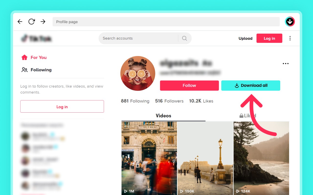 Tiktok Video Keeper 从 Tiktok 下载和保存视频 包括带或不带水印的视频
