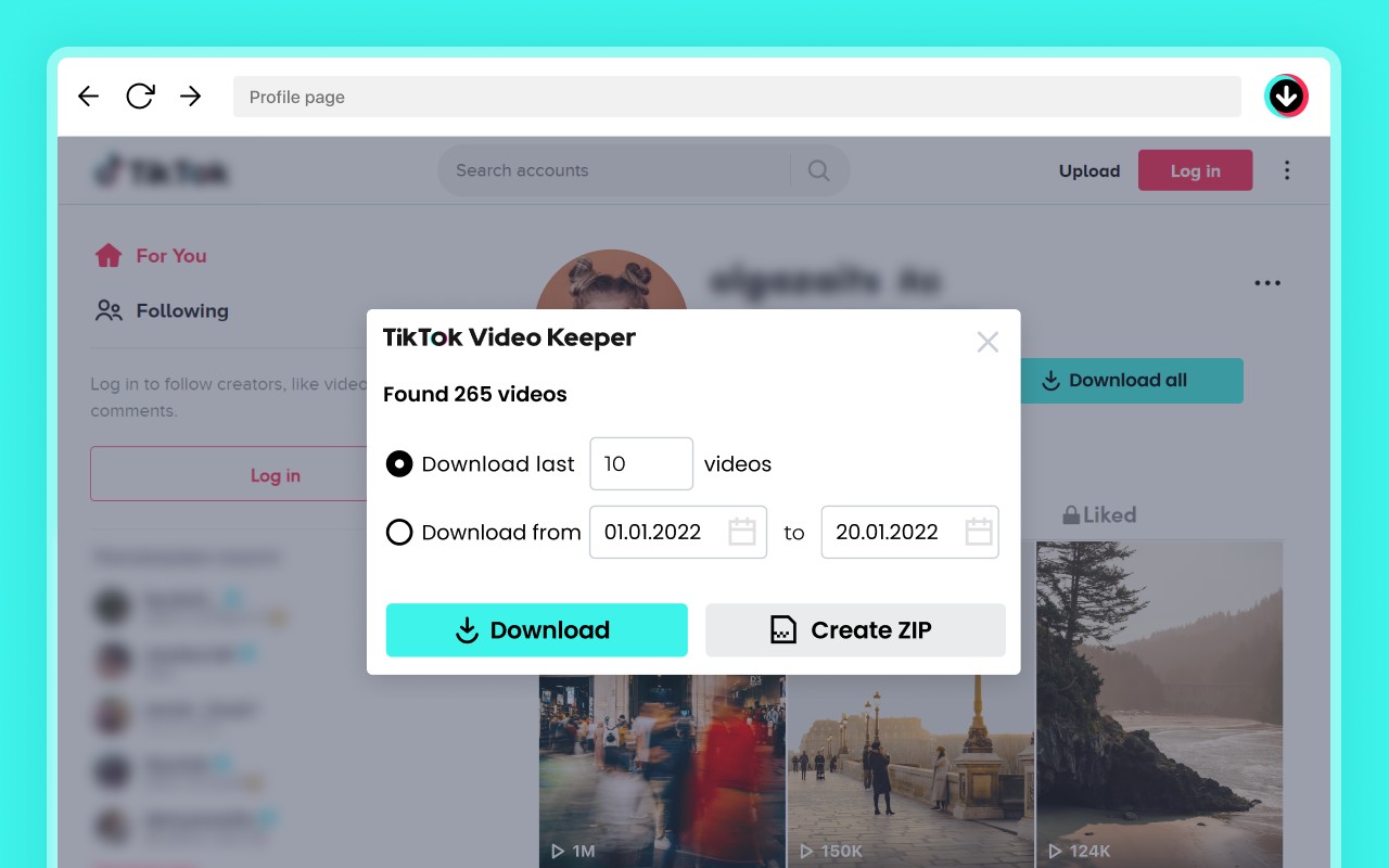 TikTok Video Keeper v2.5.0.0（从 TikTok 下载和保存视频）