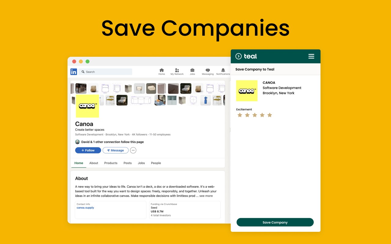 Teal – Free Job Search & Contacts Tracker