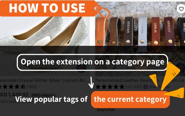 Etsy™ Tags Tool For Ehunt 跨境etsy平台标签工具 Seo辅助插件