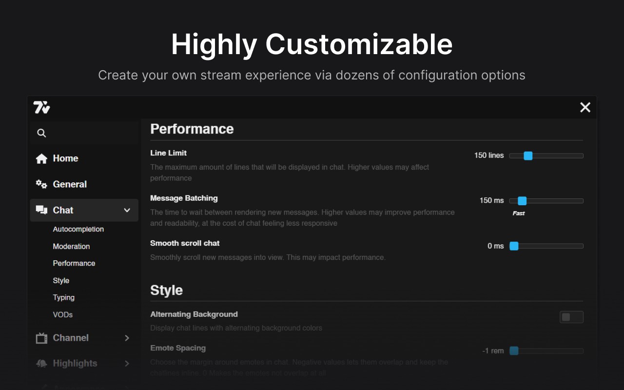7tv 通过新功能、表情、虚荣和表演改善您在twitch和youtube上的观看体验。