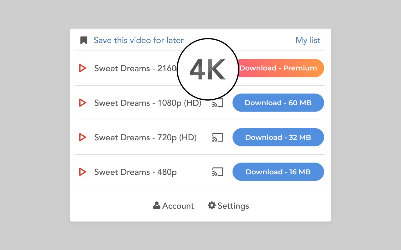 Video Downloader Plus By Vidow.io 无广告简单便捷的视频下载器