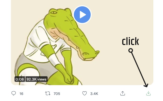 Twitter Video Downloader 一键下载x（原twitter）网站上的视频