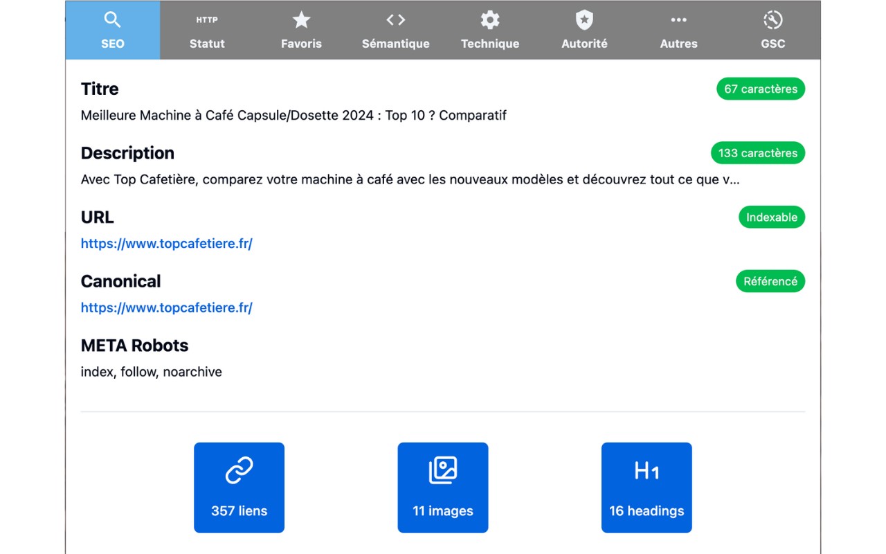 Extension Seo Chrome By Uplix.fr V1.5.2.0